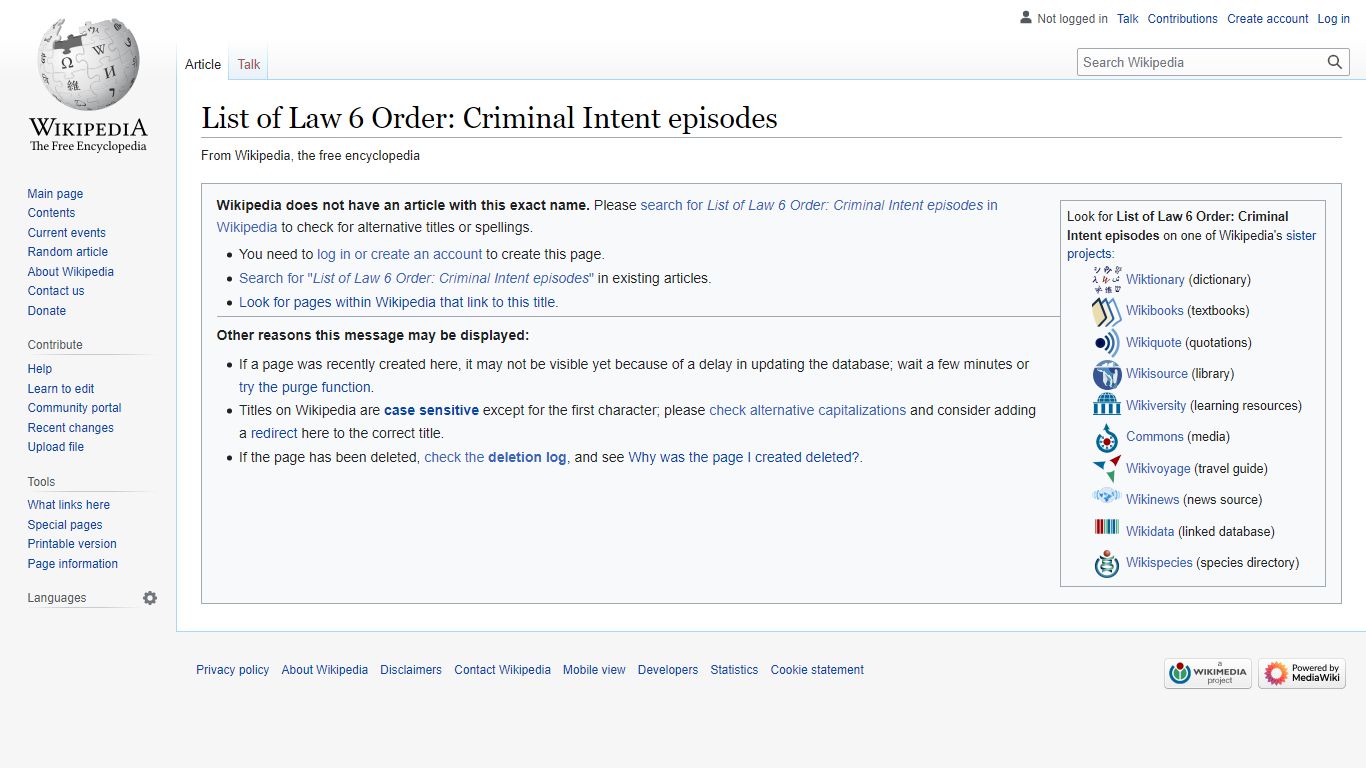 List of Law & Order: Criminal Intent episodes - Wikipedia